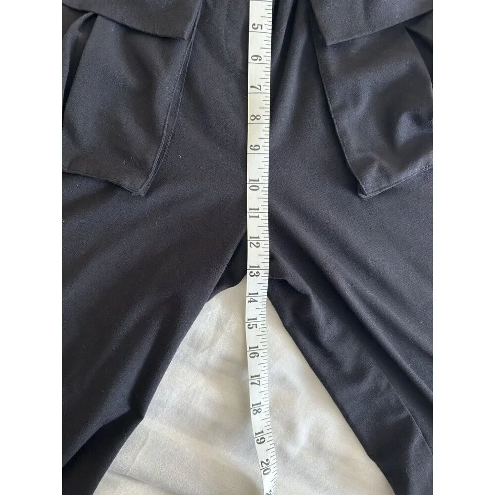 ALO YOGA Womens Black Wide Leg Cargo Trouser Pants Size XXS See Measurmnt Photo